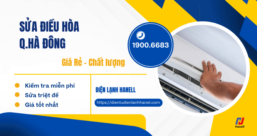 Sửa điều hòa tại Hà Đông: Linh kiện chính hãng, bảo hành lâu dài